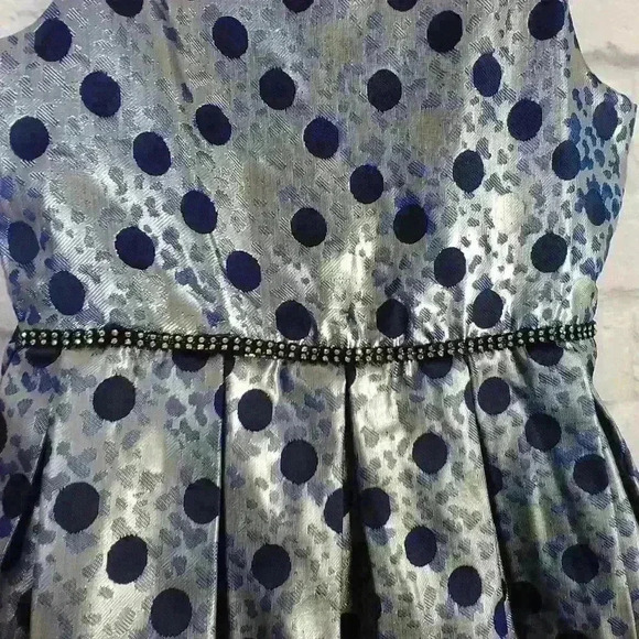 Blue Party Dress Girls Sz 14 - Picture 2 of 5